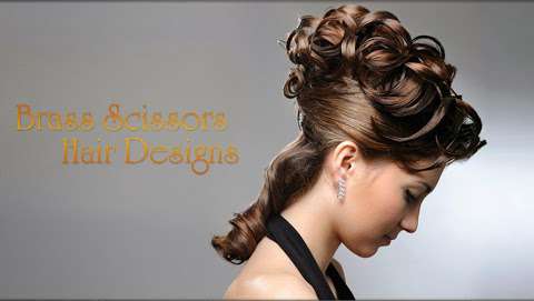 Brass Scissors Hair Designs